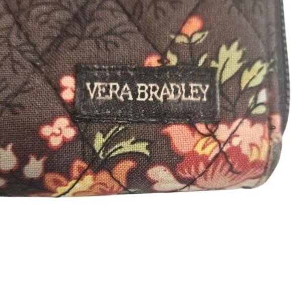 Vera Bradley Floral Wristlet Wallet Floral Multicolor Zip Close - Picture 3 of 3